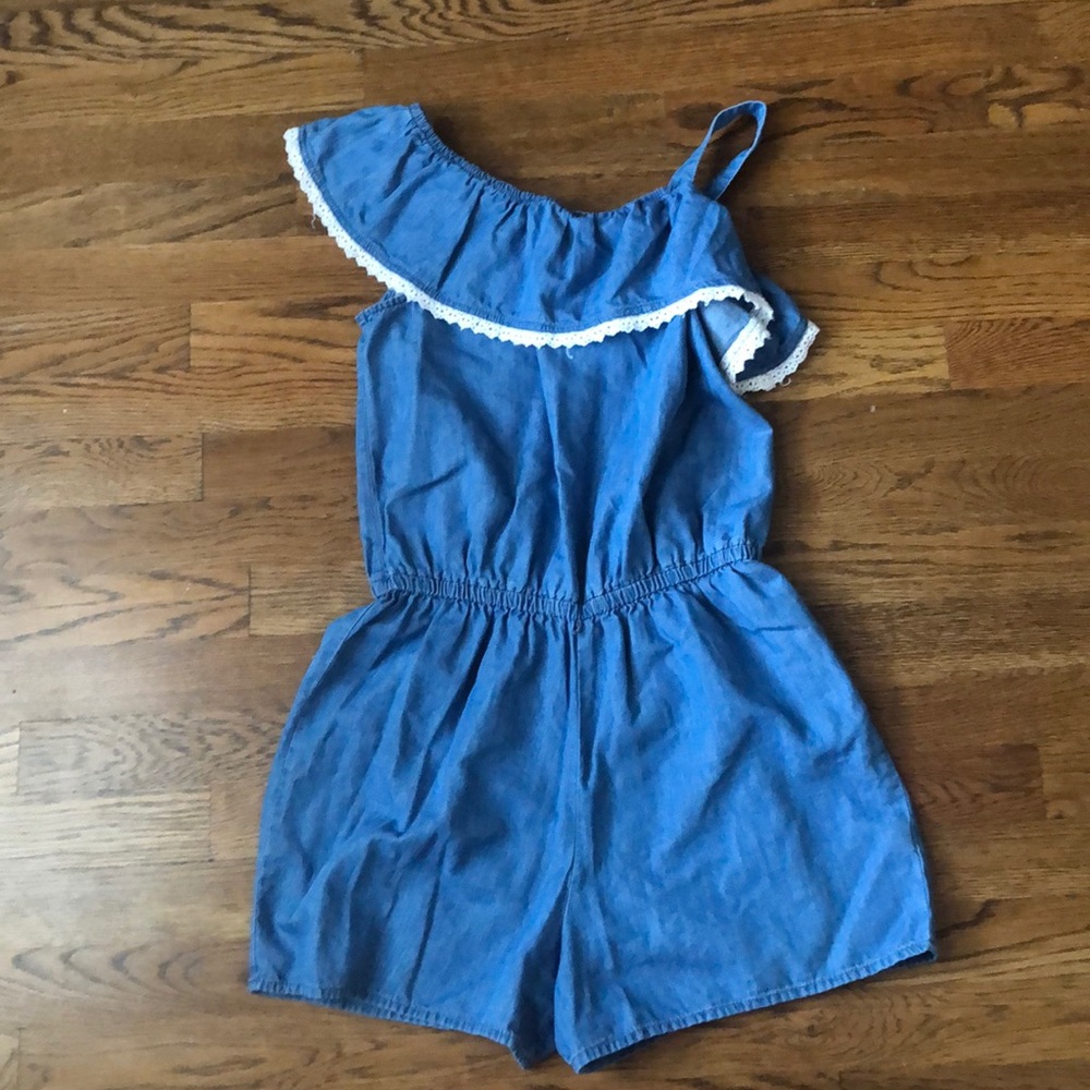 Justice Denim Romper